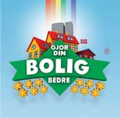'Gjor Din Bolig Bedre' (Make Your House Better) logo